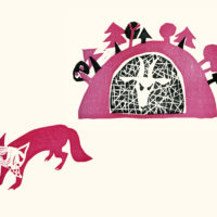 CHÈVRE ET HÉRISSON (KAMISHIBAÏ)