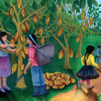 LUNA ET PEDRO, la récolte du cacao